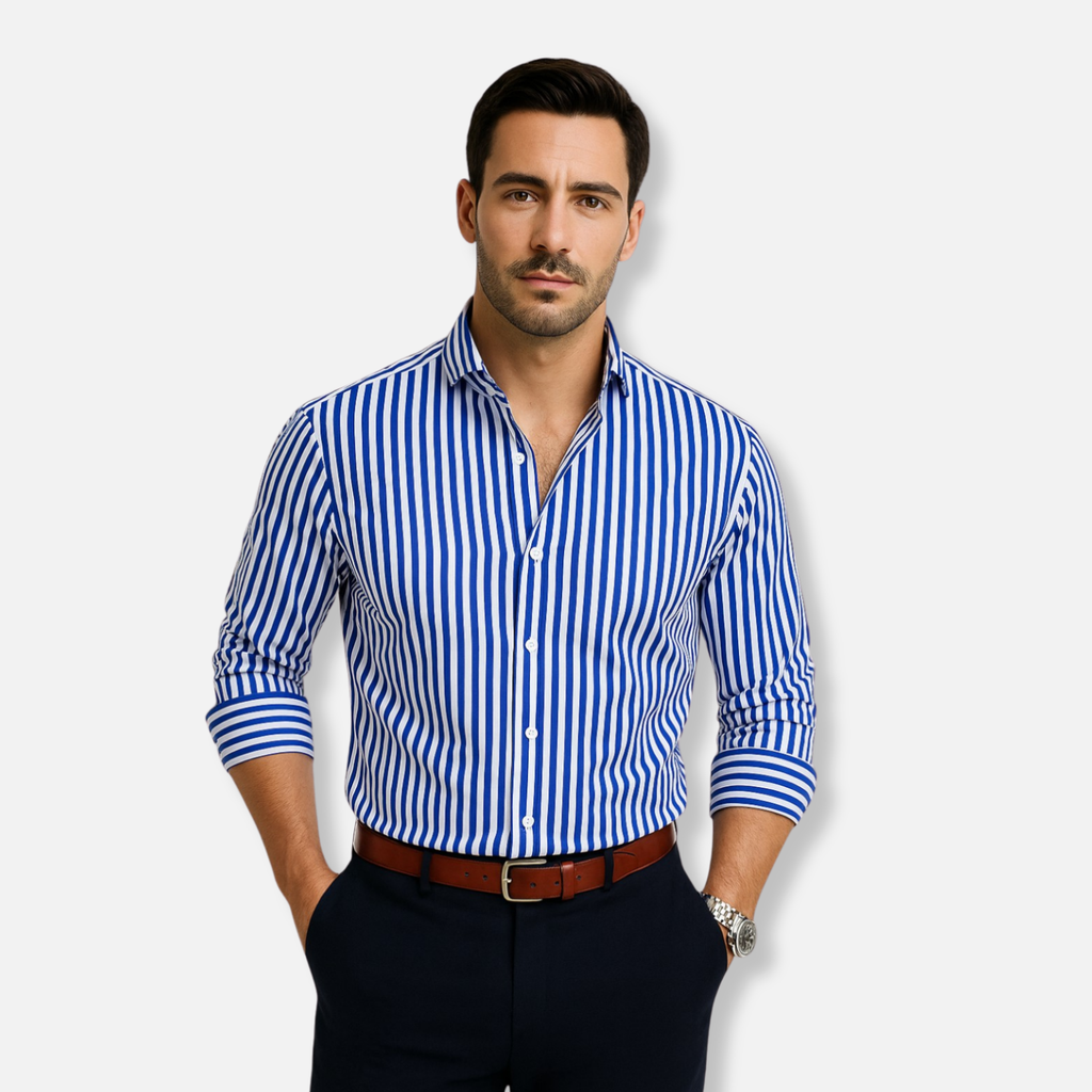 Elston | Men's Striped Button-Down Shirt