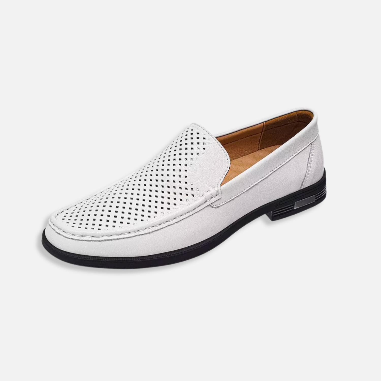 Elston | Men’s Detailed Leather Slip-On Loafers