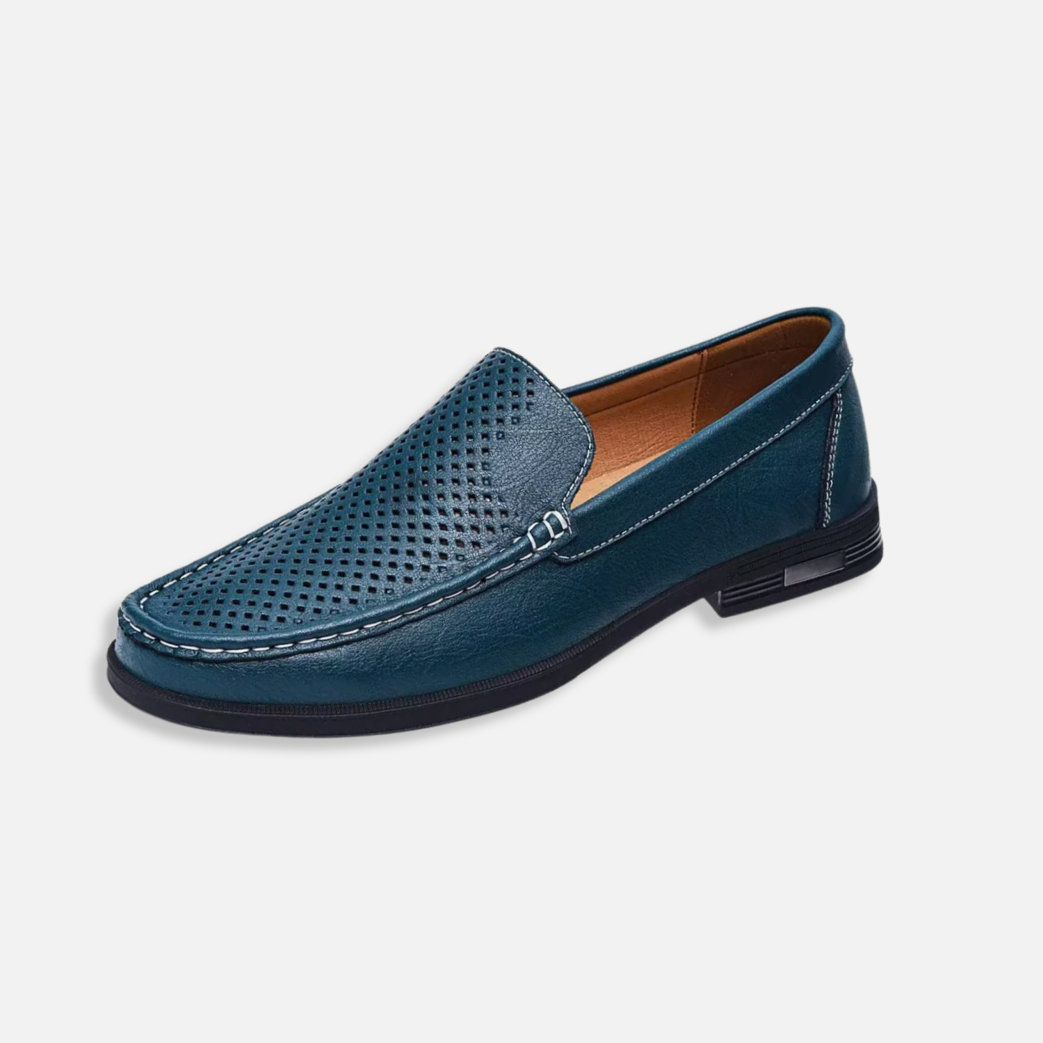 Elston | Men’s Detailed Leather Slip-On Loafers