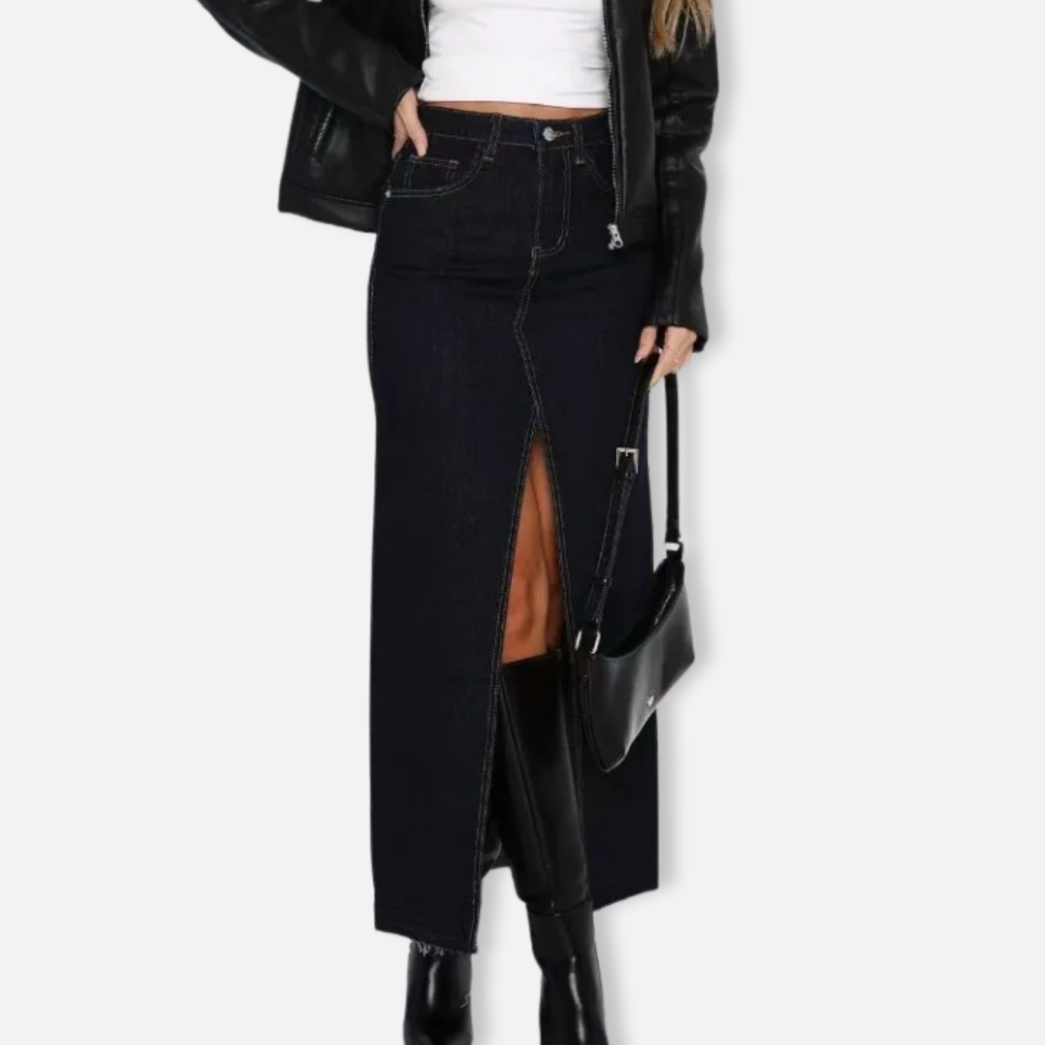 Elston | Women’s Midi Denim Skirt