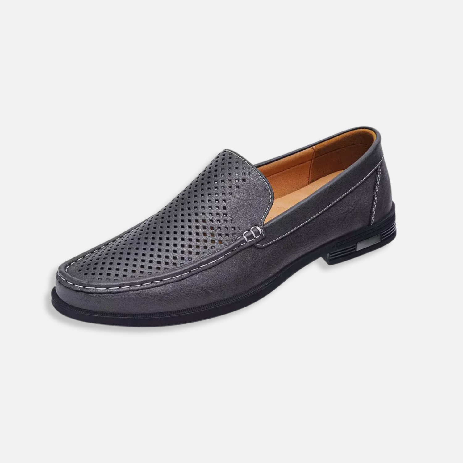 Elston | Men’s Detailed Leather Slip-On Loafers